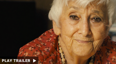 Trailer for documentary “Nina & Irena”. An older woman looks frame left. https://vimeo.com/903885986   