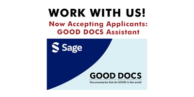 We are hiring! GOOD DOCS Assistant