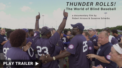 Trailer for documentary “THUNDER ROLLS! THE WORLD OF BLIND BASEBALL” directed by Robert Arnove & Susanne Schwibs. A group of players having fun on the field.
 https://vimeo.com/1014478395