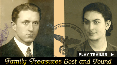 Trailer for the documentary "Family Treasures Lost and Found" directed by Marcia Rock. Two vintage portraits of a man and a woman. https://vimeo.com/1118187741