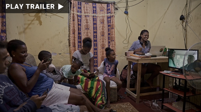 Trailer for documentary "Nzinga's Struggle" directed by Eduardo Cunha Souza. African family sitting in living room. https://vimeo.com/1092555280