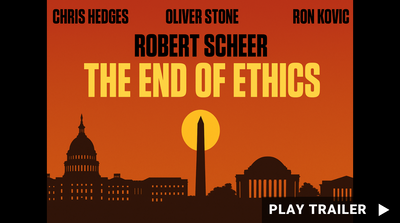 Trailer for the documentary "The End of Ethics" directed by Stephen French. A silhouette of the U.S. Capitol against an orange background. https://vimeo.com/1088473906