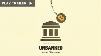 Trailer for the documentary "Unbanked" directed by David Kuhn and Lauren Sieckmann. Image of Jack Dorsey. https://vimeo.com/1118839597