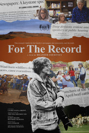 Film poster for “FOR THE RECORD". Collage from different photos.