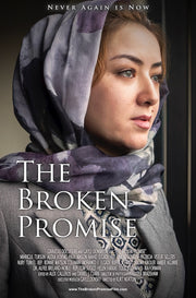 Film poster for “THE BROKEN PROMISE” directed by  Kurt Norton. The women looks out the window. 