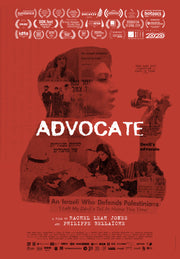 Film poster for "Advocate" with Lea Tsemel
