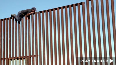 Trailer for documentary "Purgatorio" directed by Rodrigo Reyes & Inti Cordera. Man hanging on top of barrier. https://vimeo.com/170077385