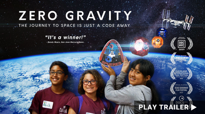 Trailer for documentary "Zero Gravity" directed by Thomas Verrette. Three kids posing in outer space background. https://vimeo.com/756899043