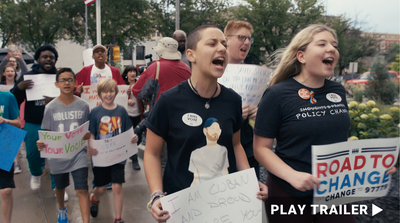 Trailer for documentary "Us Kids" directed by Kim A. Snyder. Group of protestors. https://vimeo.com/560601411